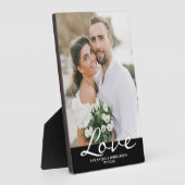 Plaque Photo Mariage photo moderne (Côté)