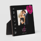 Plaque Photo Mariage-tableau photo noir et blanc moderne- (Recto)