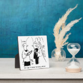 Plaque Photo Mariée veut vérifier le petit dessin imprimé (Insitu)