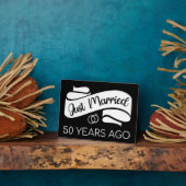 Plaque Photo Mariés depuis 50 ans V (Côté)