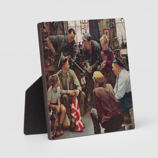 Plaque Photo Marine (Recto)