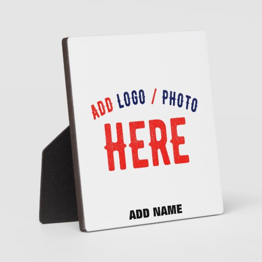 PLAQUE PHOTO MARQUE BLANCHE MODERNE ET PERSONNALISABLE VÉRIFIÉE (Recto)