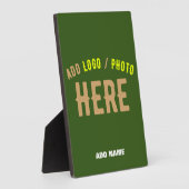 PLAQUE PHOTO MARQUE MODERNE MODERNE VERTE DE FORÊT MODERNE VÉRI (Côté)