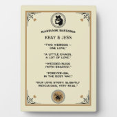 Plaque Photo Marriage Blessing Gift (Devant)