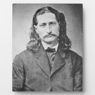 Plaque Photo Marshal Wild Bill Hickok Old West Gunfighter