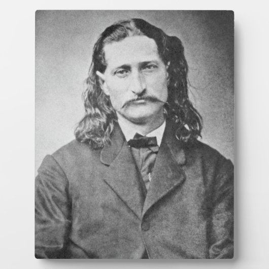 Plaque Photo Marshal Wild Bill Hickok Old West Gunfighter (Devant)
