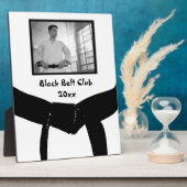 Plaque Photo Martial Arts Black Belt Club Photo Keepsaké (Côté)