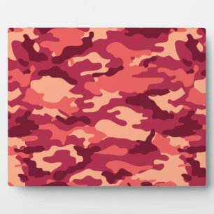 PLAQUE PHOTO MARTIAN DESERT CAMO / CAMOUFLAGE DAZZLE MOTIF