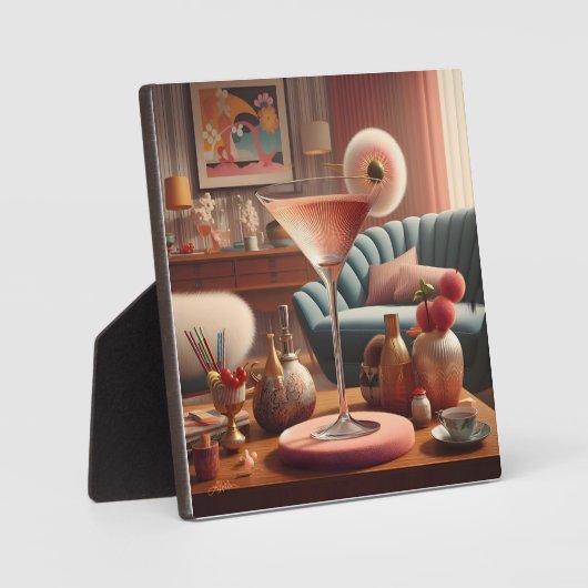 Plaque Photo Martini Fleur de Cerisier Atomique (Recto)