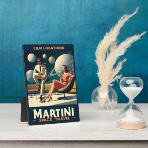 Plaque Photo Martini Space Travel Affiches Emplacements du film