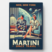 Plaque Photo Martini Space Travel Affiches New York (Devant)