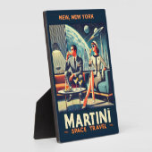 Plaque Photo Martini Space Travel Affiches New York (Côté)