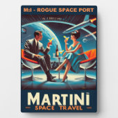 Plaque Photo Martini Space Travel Poster Rogue Space Port (Devant)