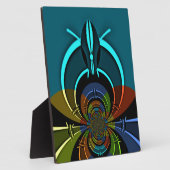 Plaque Photo Masaï couleurs Hakuna Matata (Côté)