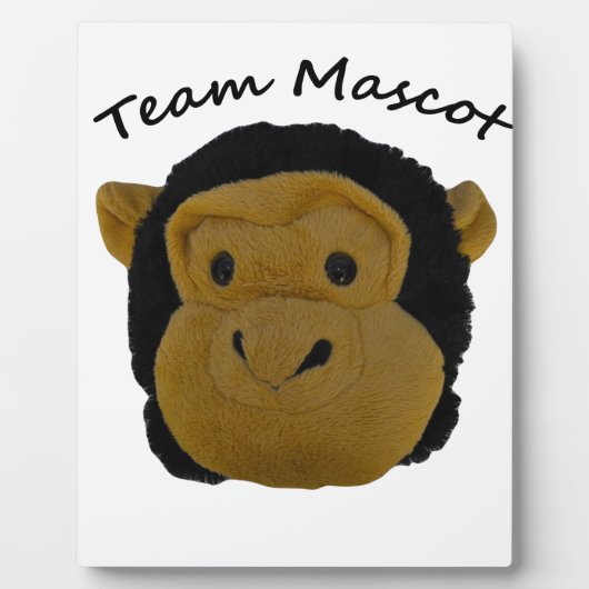 Plaque Photo Mascotte de l'équipe (Devant)