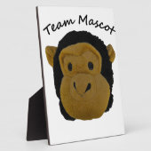 Plaque Photo Mascotte de l'équipe (Côté)