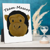 Plaque Photo Mascotte de l'équipe (Côté)