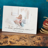 Plaque Photo Masque photo moderne Meilleur Godmère Jour Script