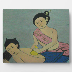 Plaque Photo Massage traditionnel thaïlandais