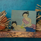 Plaque Photo Massage traditionnel thaïlandais (Côté)