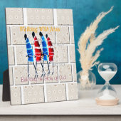 Plaque Photo Massai Morans art chrétien Imprimer (Côté)