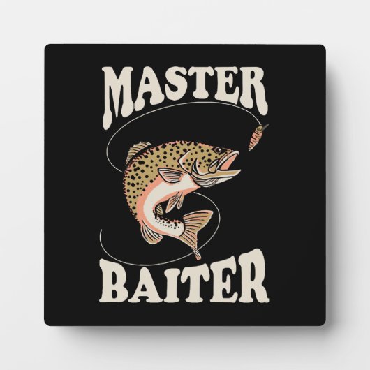 Plaque Photo Master Baiter Fishing (Devant)