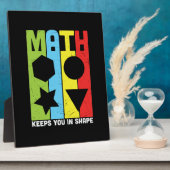 Plaque Photo Math Enseignant Math Math vous maintient dans la f (Côté)