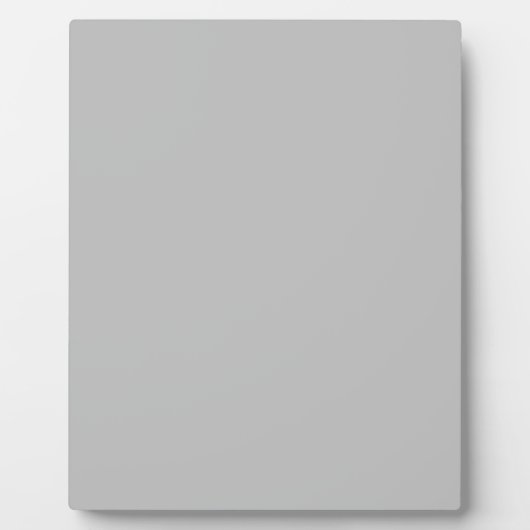 Plaque Photo Matte Silver (Devant)