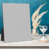Plaque Photo Matte Silver (Côté)