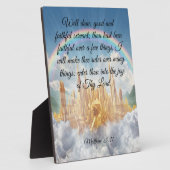 Plaque Photo Matthieu 25:21 (Côté)