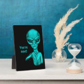 Plaque Photo Mauvais Alien, Tu es le prochain ! (Côté)