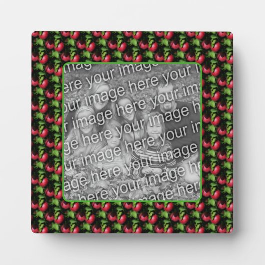 Plaque Photo McIntosh Apples Nature Ajouter Votre Propre Photo (Devant)