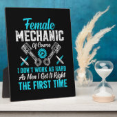 Plaque Photo Mécanique féminine (Côté)