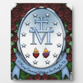 Plaque Photo Médaille miraculeuse 2 (Devant)