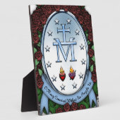 Plaque Photo Médaille miraculeuse 2 (Côté)