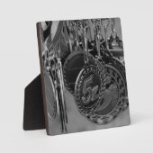 Plaque Photo Médailles de 5K Run photo B&W (Recto)