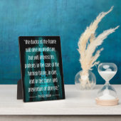 Plaque Photo Médecin futuriste de la future chiropratique (Côté)