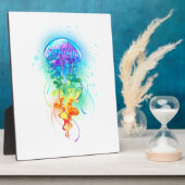 Plaque Photo Méduse arc-en-ciel (Côté)