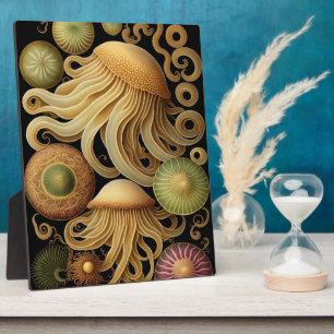 Plaque Photo Méduses Art de table moderne Haeckel