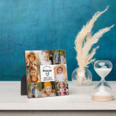 Plaque Photo Meemaw We Love You Hearts Modern Photo Collage (Insitu)