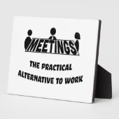 Plaque Photo Meetings, the practical alternative to work (Côté)