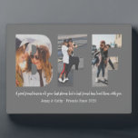 Plaque Photo Meilleur Ami BFF Photo Collage Besties Simple Grey<br><div class="desc">Les meilleurs amis sont les soeurs que la vie nous donne ! Un hommage au lien que seuls les meilleurs amis comprennent, cette impression présente 3 de vos photos préférées de vous et de votre BFF. Vous pouvez facilement customiser la photo, citer les noms et la couleur de la plaque...</div>