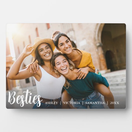 Plaque Photo Meilleur Amis Pour L'Amitié (Devant)