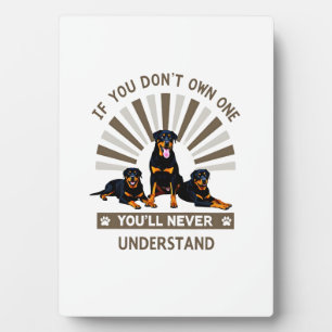 Plaque Photo Meilleur Art Rottweiler Pour Hommes Femmes Enfants