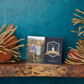 Plaque Photo Meilleur Baba Par Par | Golf Grand-père Photo (Côté)