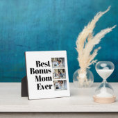 Plaque Photo Meilleur Bonus Maman Ever Fête des Mères 3 Photo C (Insitu)