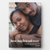 Plaque Photo Meilleur Boyfriend Jamais Photo (Devant)