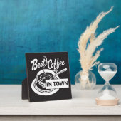 Plaque Photo Meilleur café en blanc de ville (Insitu)