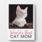 Plaque Photo Meilleur Chat Mondial Mon Chat Photo (Devant)