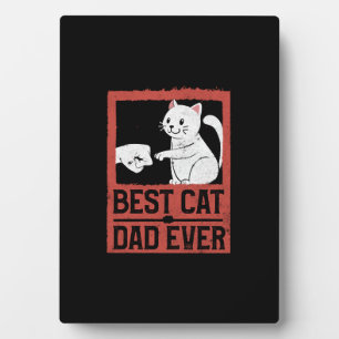 Plaque Photo Meilleur Chat Papa Jamais Chat Papa Purr Lover Pèr